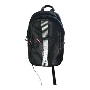 Ducati Black Logo Laptop 30L Backpack with Raincover